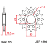 Pignon JT SPROCKETS Acier Anti-bruit 159 - 525