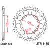 Couronne JT SPROCKETS Acier Standard - 428