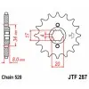 Pignon JT SPROCKETS acier standard 287 - 520