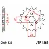 Pignon JT SPROCKETS acier standard 1265 - 520
