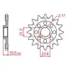 Pignon JT SPROCKETS acier anti-boue 1443 - 520