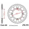 Couronne JT SPROCKETS aluminium Ultra-Light anti-boue 215 - 420