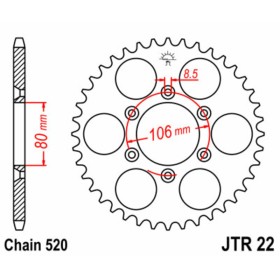 Couronne JT SPROCKETS Acier Standard - 520