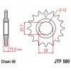 Pignon JT SPROCKETS acier standard 580 - 530