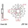 Pignon JT SPROCKETS acier standard 741 - 525