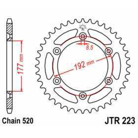 Couronne JT SPROCKETS acier standard 223 - 520