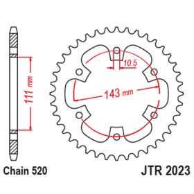 Couronne JT SPROCKETS Acier Standard - 520