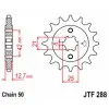 Pignon JT SPROCKETS acier standard 288 - 530