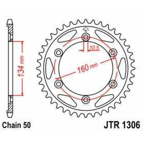 Couronne JT SPROCKETS acier standard 1306 - 530