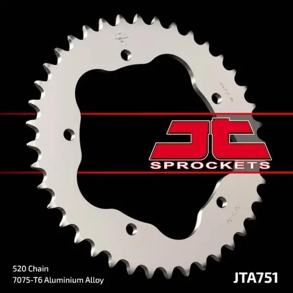 Couronne JT SPROCKETS aluminium 751 - 520