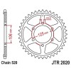 Couronne JT SPROCKETS Acier Standard - 520