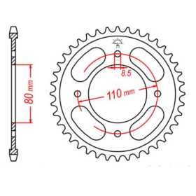Couronne JT SPROCKETS Acier Standard - 428