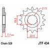 Pignon JT SPROCKETS acier standard 434 - 520