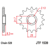 Pignon JT SPROCKETS Acier Anti-bruit 1539 - 520
