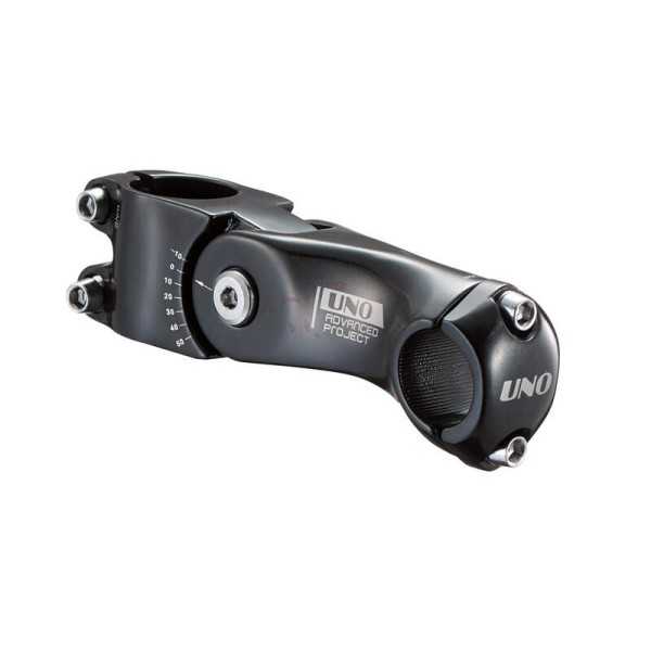 Potence de guidon de vélo UNO Réglable de -10º à 40º L : 110&nbsp;mm – Ø25,4 Noir