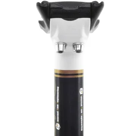Tige de selle de vélo UNO L : 350 mm Ø27,2 Blanc / noir