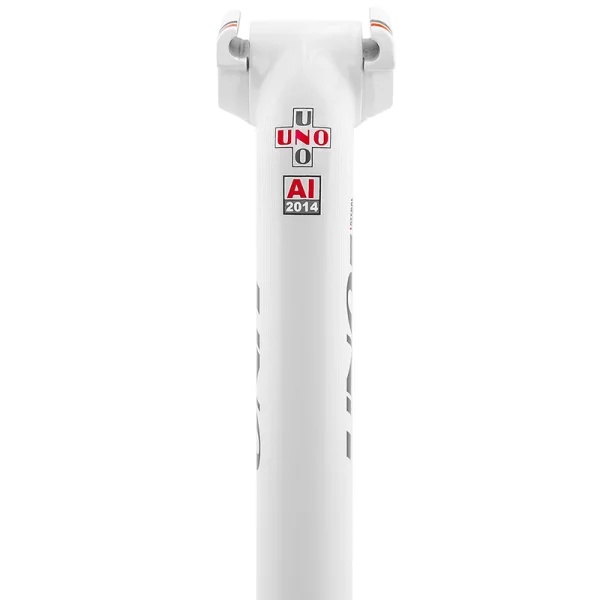 Tige de selle de vélo UNO L : 350 mm Ø31,6 Blanc