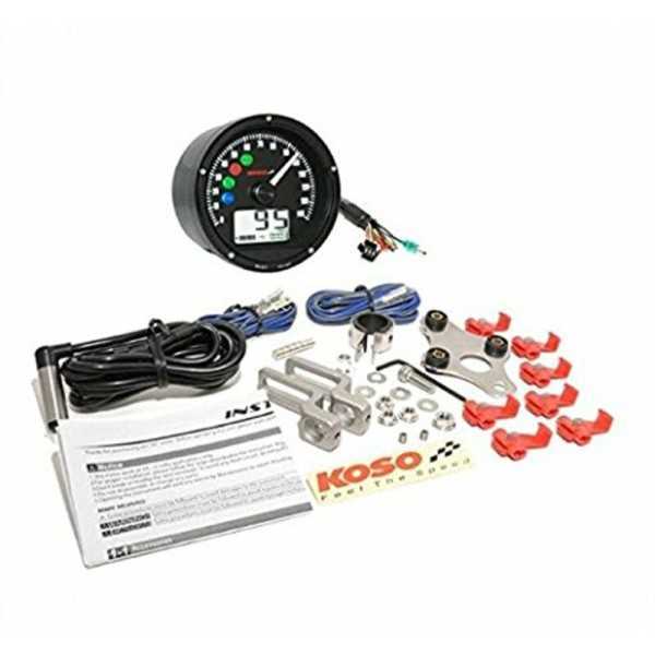 Compteur de vitesse KOSO D75 noir