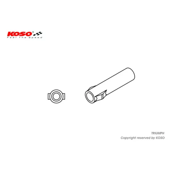 Adaptateur clignotant KOSO Triumph