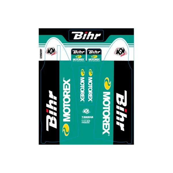 Kit de déco de fourche Bihr/Motorex KUTVEK YAMAHA YZ-YZF