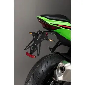 Kit support de plaque réglable LIGHTECH noir Kawasaki Ninja 125