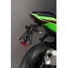 Kit support de plaque réglable LIGHTECH noir Kawasaki Ninja 125