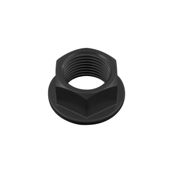 Écrou d'axe de bras oscillant/de roue arrière LIGHTECH M18x1,5 alu noir