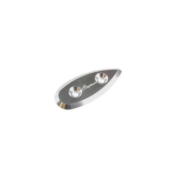 Cache-orifices rétroviseur LIGHTECH - argent Kawasaki ZX10R