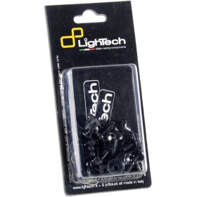 Kit vis de moteur LIGHTECH ergal noir - Triumph Speed Triple 765R / RS