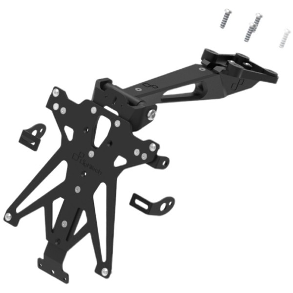 Support de plaque LIGHTECH réglable noir - KTM Superduke1290R