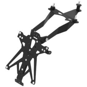 Support de plaque LIGHTECH réglable noir - Fantic Caballero Flat Track