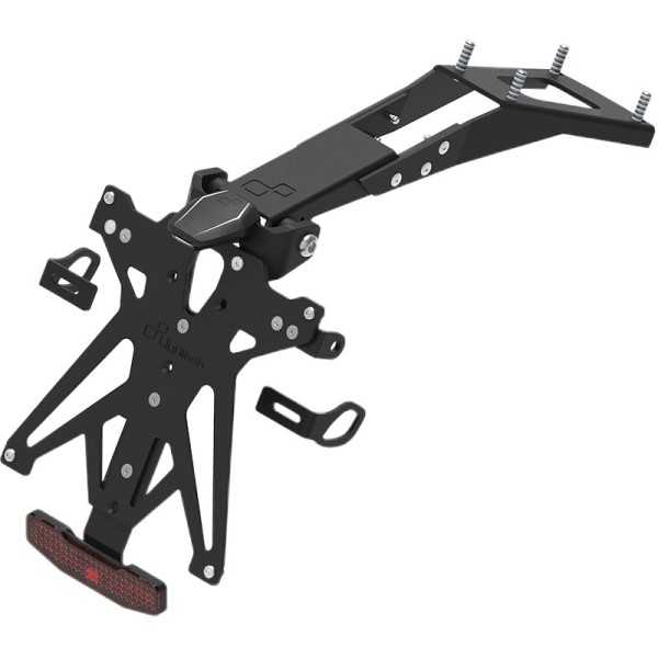 Kit support de plaque LIGHTECH noir