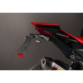 Kit support de plaque LIGHTECH noir - Aprilia