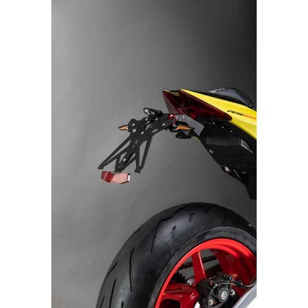 Kit support de plaque LIGHTECH noir - Aprilia