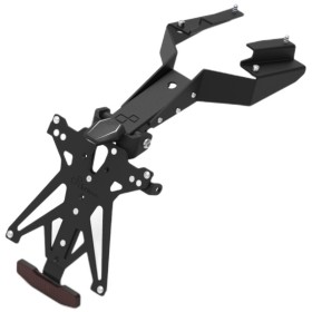Kit support de plaque LIGHTECH noir - Fantic Caballero Scrambler/Rally