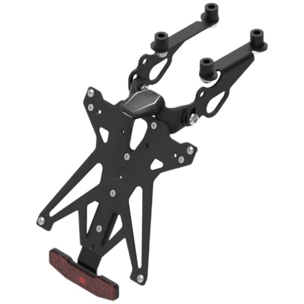 Support de plaque LIGHTECH réglable noir Yamaha Fazer 1000
