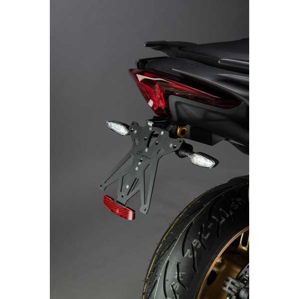 Support de plaque LIGHTECH réglable noir Yamaha T-Max