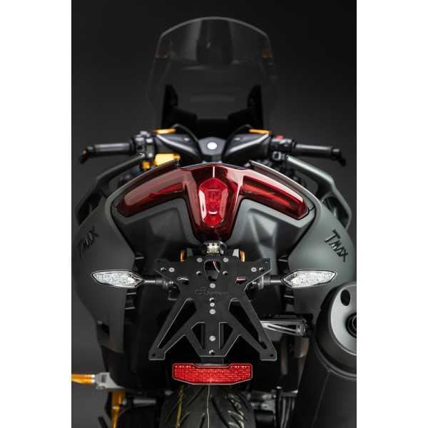 Support de plaque LIGHTECH réglable noir Yamaha T-Max