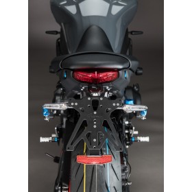 Kit support de plaque LIGHTECH réglable - noir Yamaha MT-09