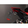 Support de plaque LIGHTECH réglable noir - Aprilia