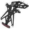 Support de plaque LIGHTECH réglable noir Kawasaki ZX10R