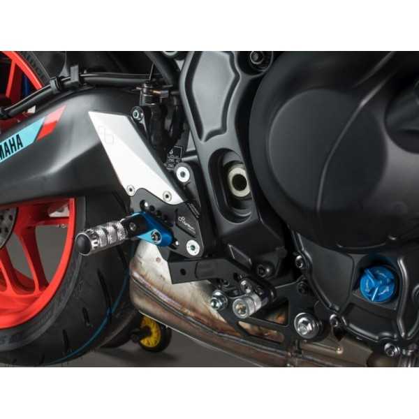 Commandes reculées réglables/repliables LIGHTECH sélection standard - Yamaha MT-09