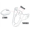 Eclairage de plaque LED LIGHTECH Python couvercle bleu entraxe 26mm