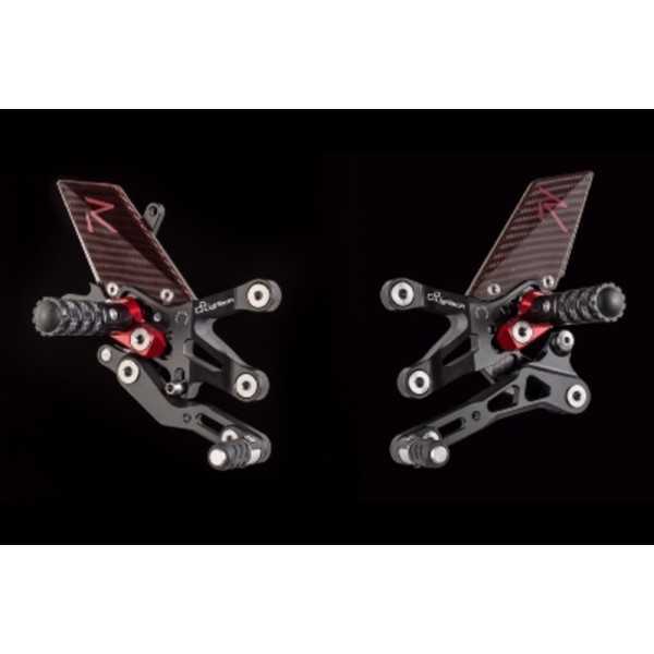 Commande reculées réglables LIGHTECH sélection standard Triumph Speed Triple 1050