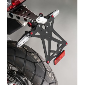 Support de plaque réglable LIGHTECH noir Honda X-Adv