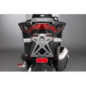 Support de plaque réglable LIGHTECH noir Honda X-Adv