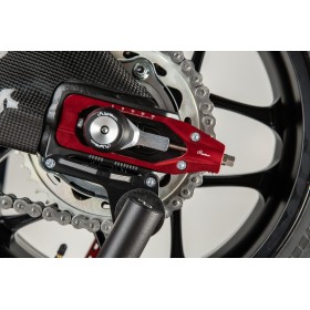 Tendeur de chaine LIGHTECH rouge Yamaha YZF-R1/R1M