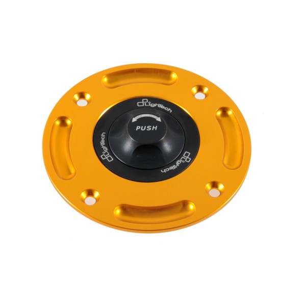 Bouchon de réservoir LIGHTECH noir/or 1/4 tour Suzuki GSX-S