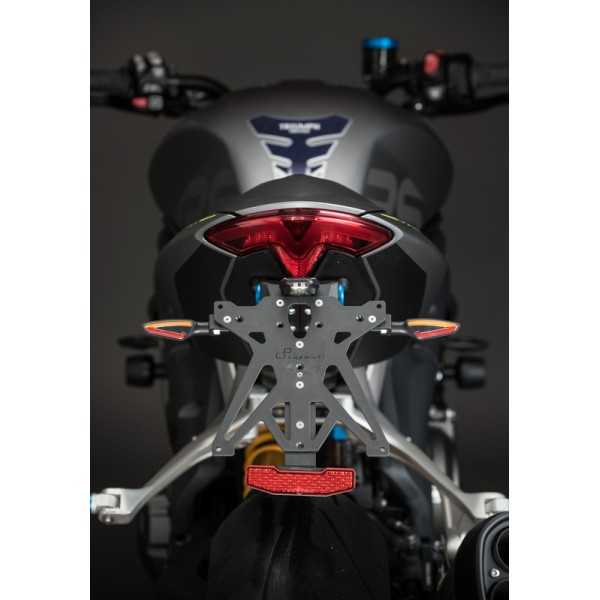 Kit support de plaque LIGHTECH noir - Triumph Speed Triple RS1200