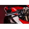 Levier de frein repliable/réglable LIGHTEC Alien alu inserts caoutchouc noir - LEVD120K Yamaha YZF-R3